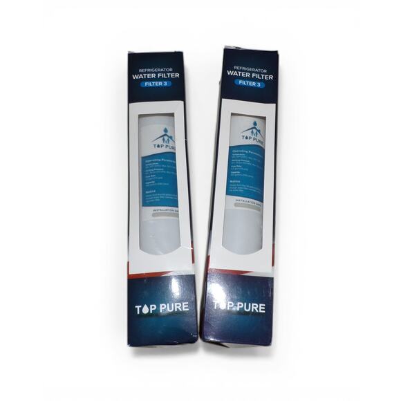 Top Pure Other - (2) Top Pure #3 Replacement Refrigerator Filters New Sealed Boxes Show Wear